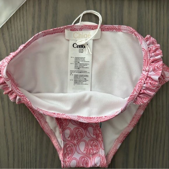 CHLOE GIRLS LOGO-PRINT BIKINI SET - Picture 7 of 7